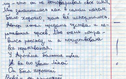 Сочинения читателей библиотеки "Читайка" - 2010 год image 5